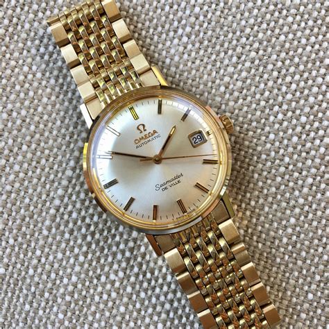 omega seamaster gold|gold omega seamaster watch vintage.